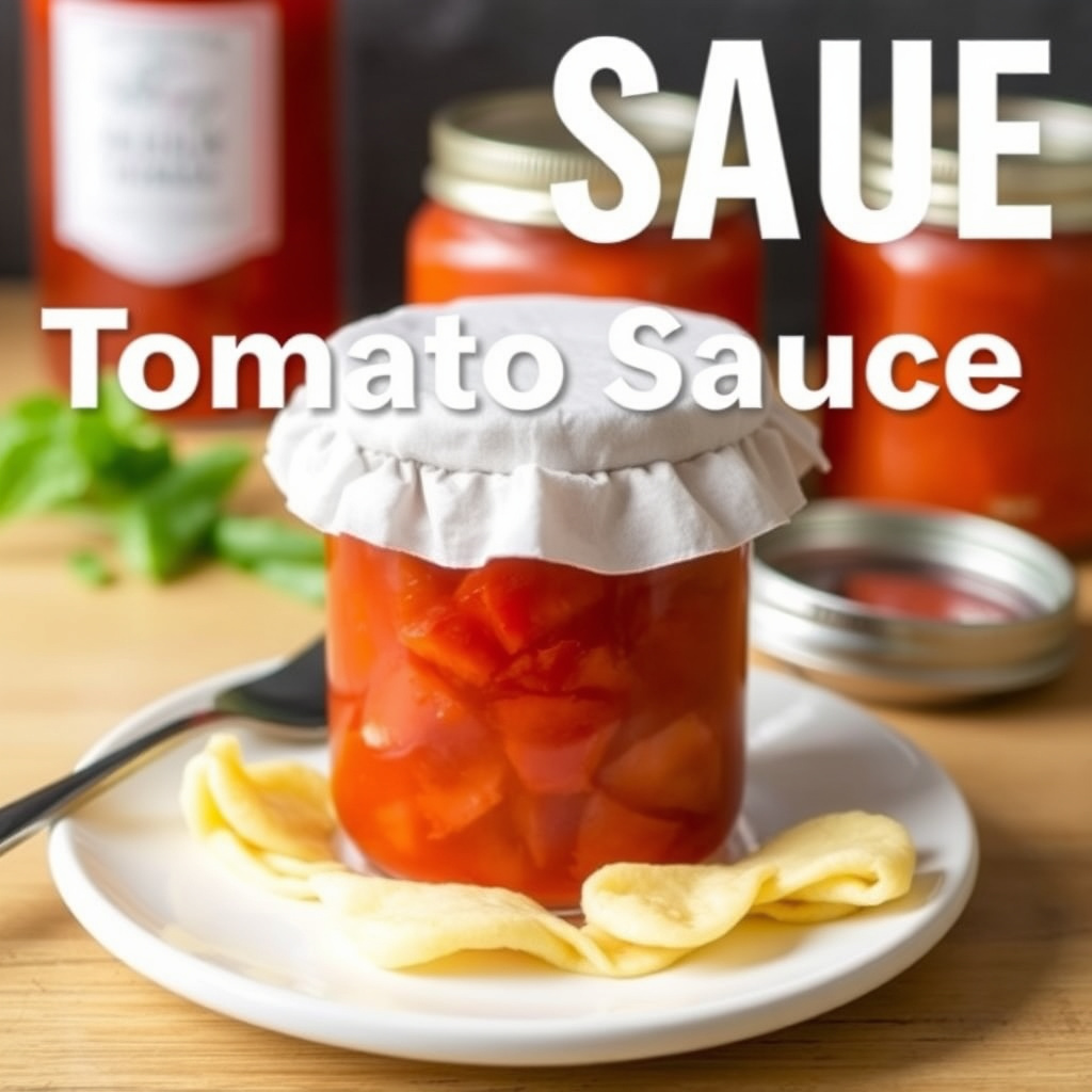 Tomatsaus for hermetisering