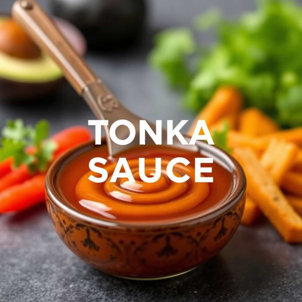 Tonka-saus med ingefær og hvitløk
