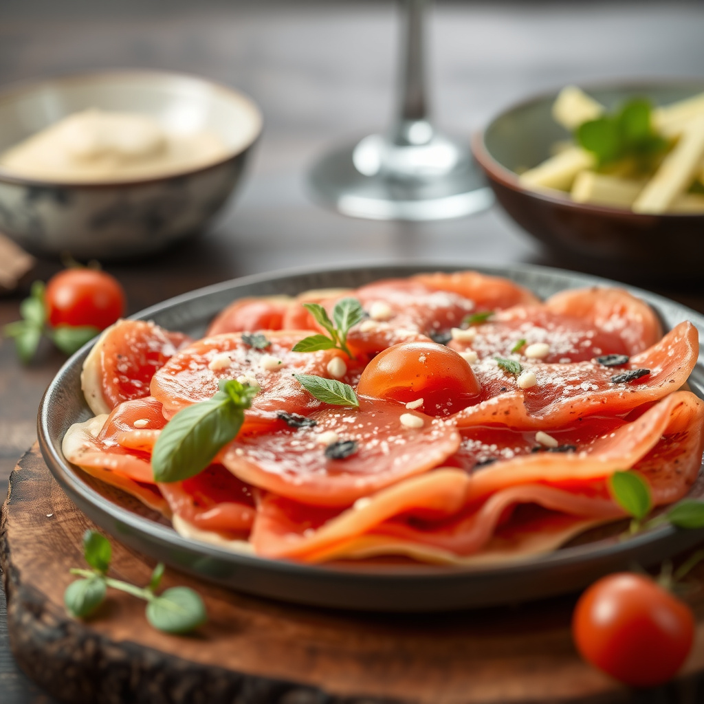 Tonn carpaccio