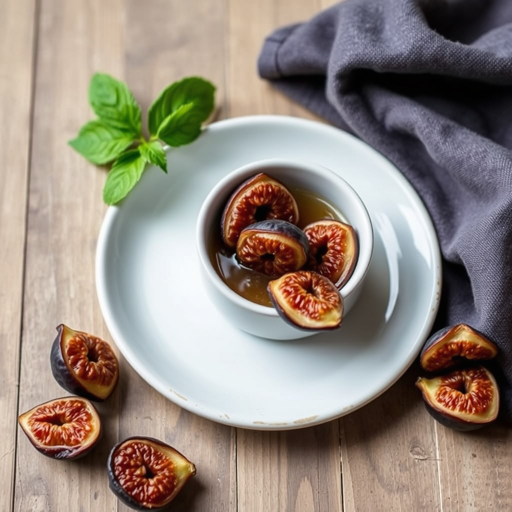 Tørkede fiken i enkel sirup