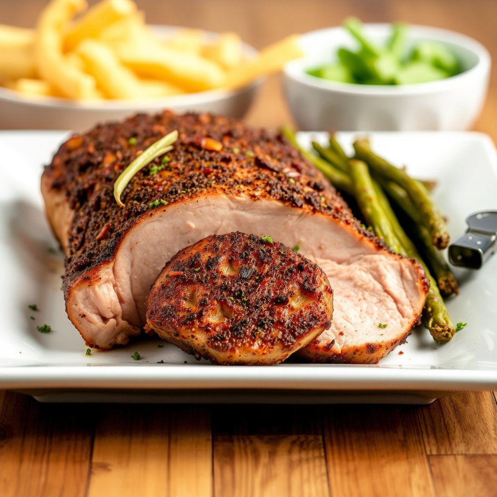 Tørkrustert London Broil