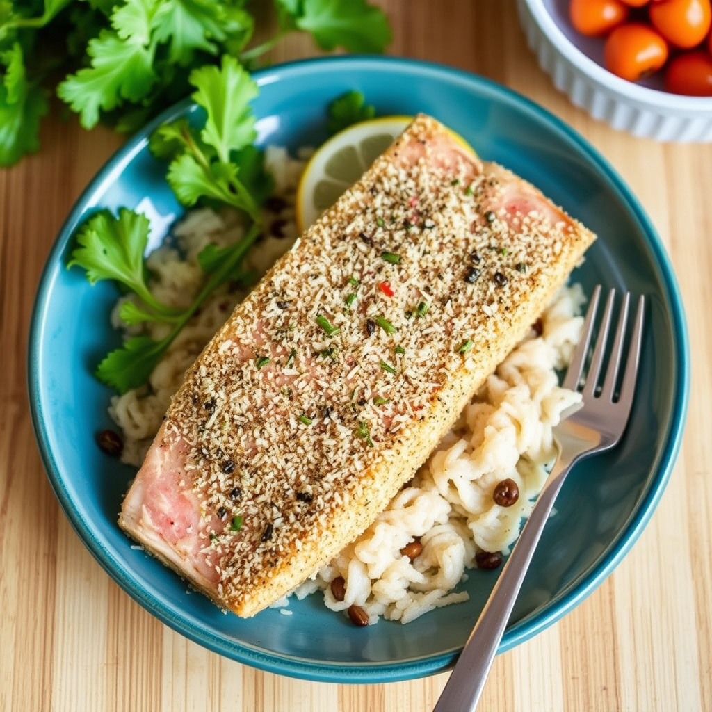 Torsk med saltskorpe