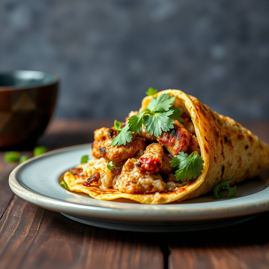 Tortilla med Jerk-kylling
