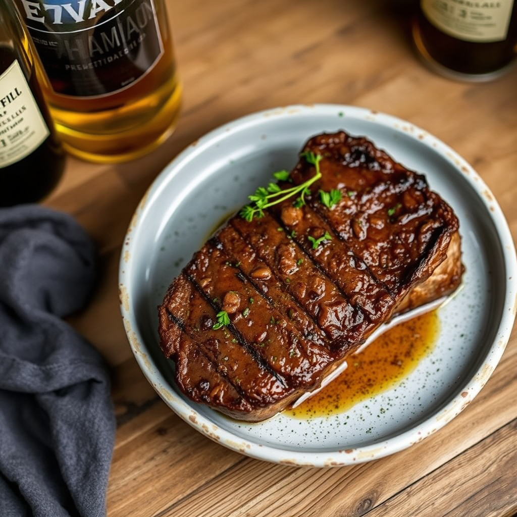 Tradisjonell irsk biff med irsk whiskey