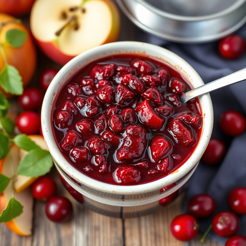 Tranebær- og eplechutney