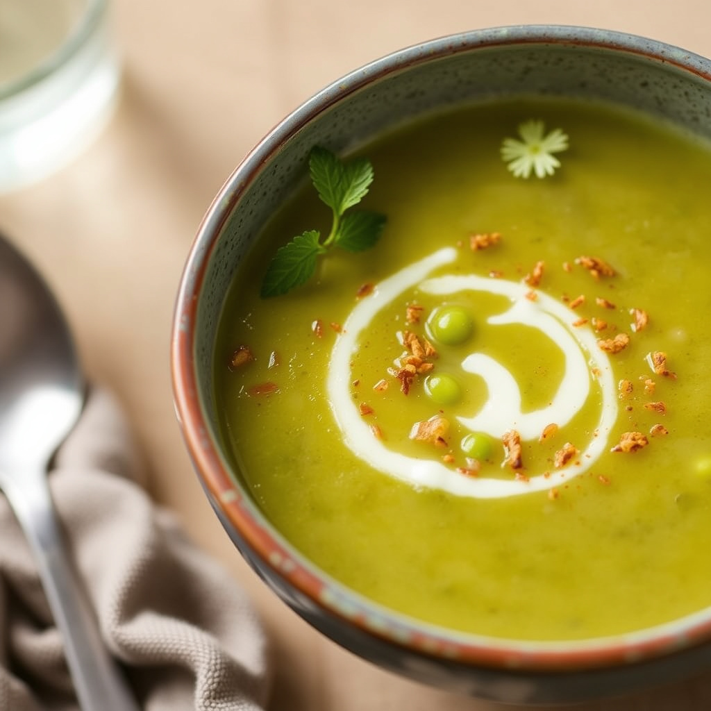 Tre-ingrediens ertersuppe