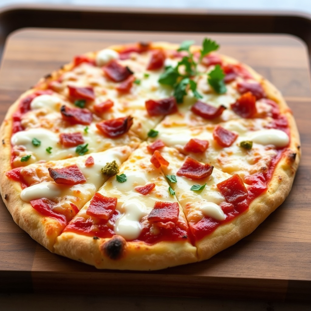 Tre-oste-baconpizza