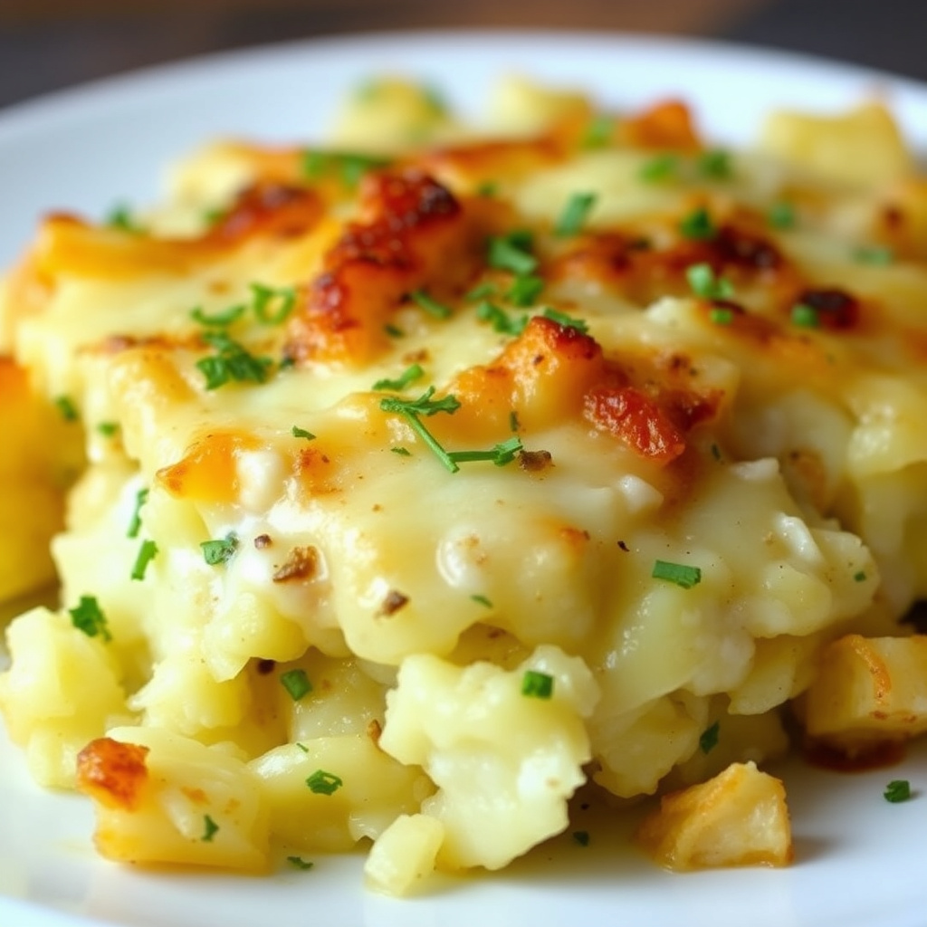 Tre oster, hvitløk og gratinerte poteter