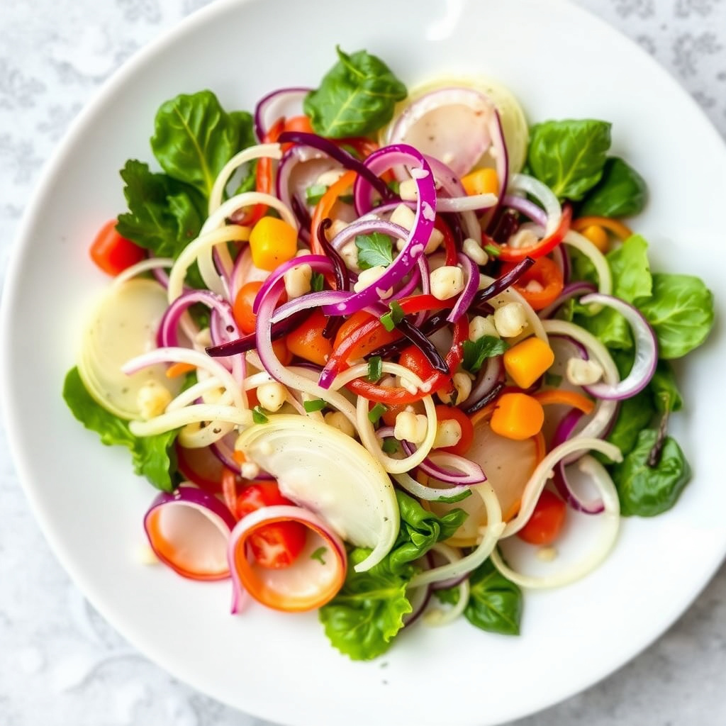 Tri Colore-salat med fennikel
