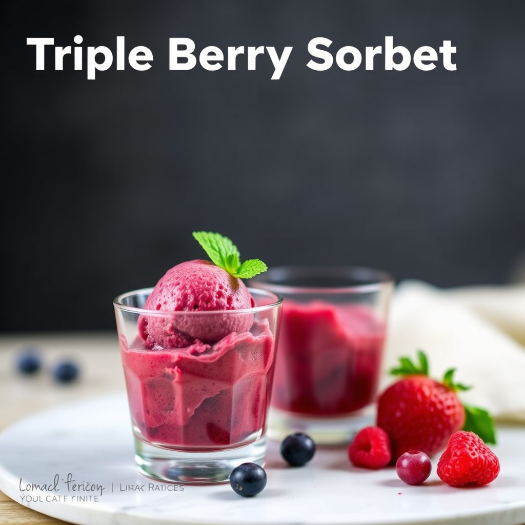 Triple Berry Sorbet