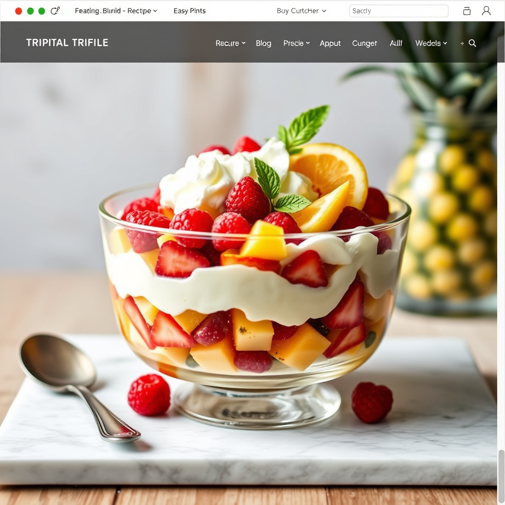 Tropisk trifle