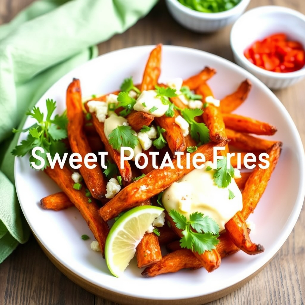 Tropiske søtpotetfries