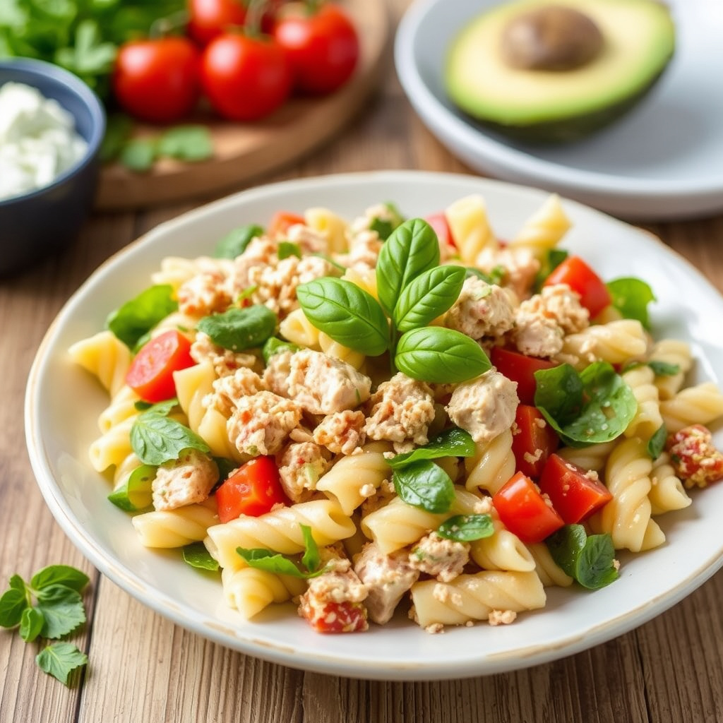 Tunfiskpasta salat