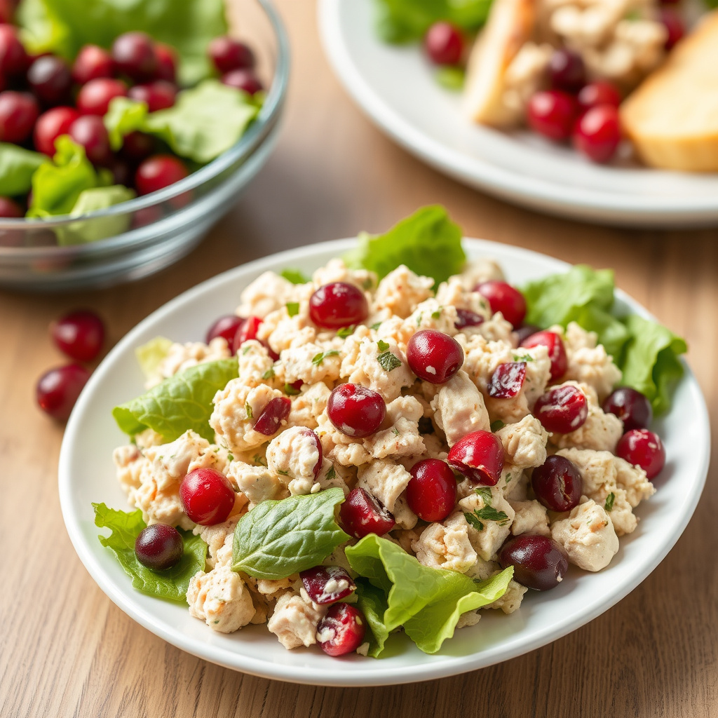 Tunfiskrøre med tranebær
