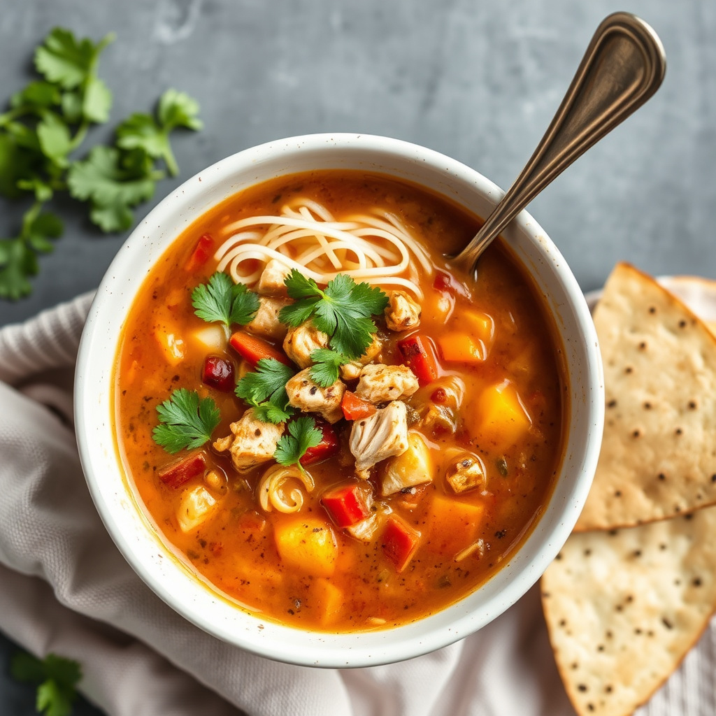 Tyrkia-tortillasausuppe