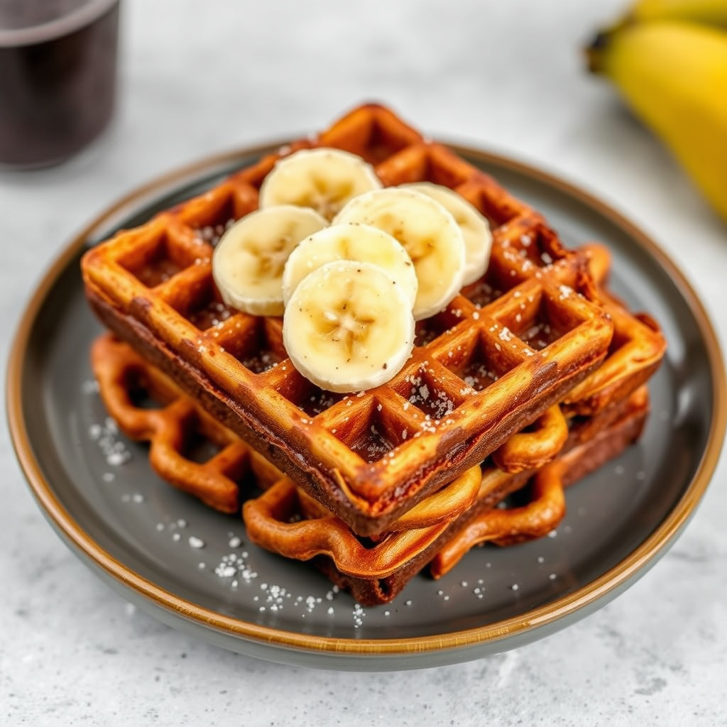 Vaffelbananbrød