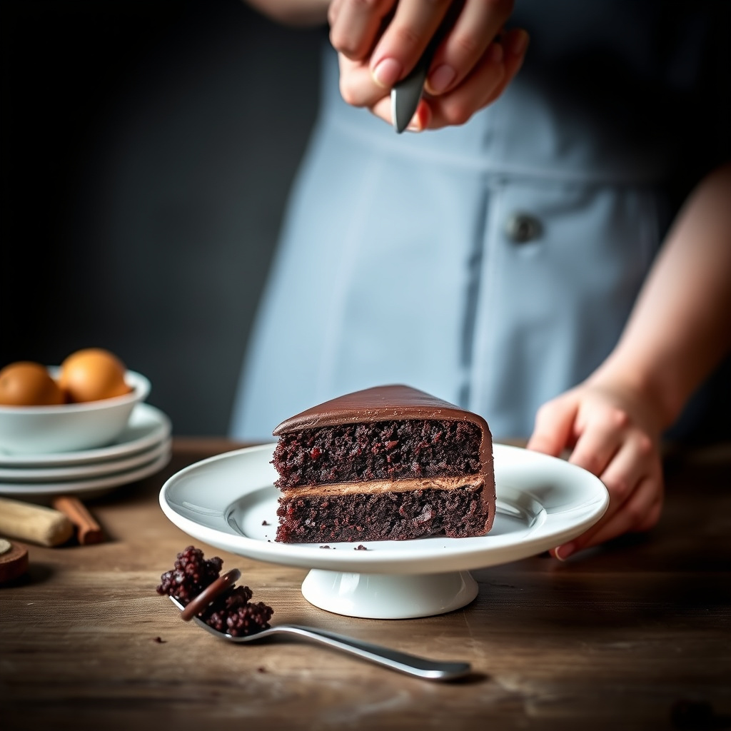 Valrhona sjokoladekake