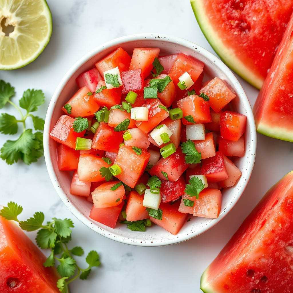 Vannmelon Pico de Gallo