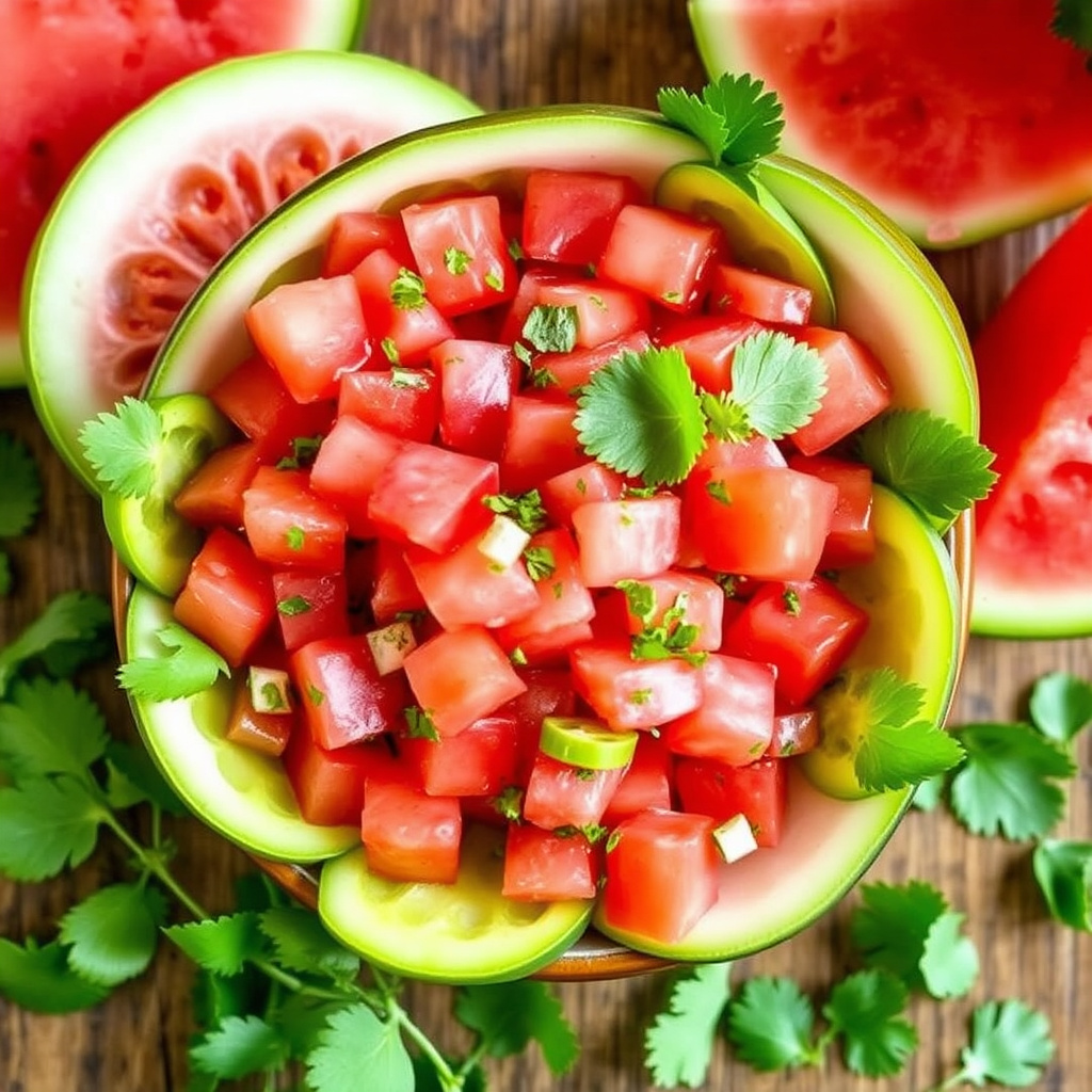 Vannmelon salsa