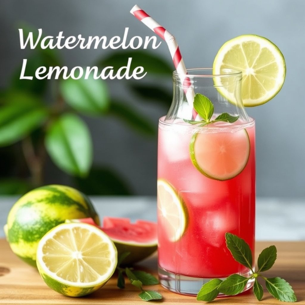 Vannmelonlemonade
