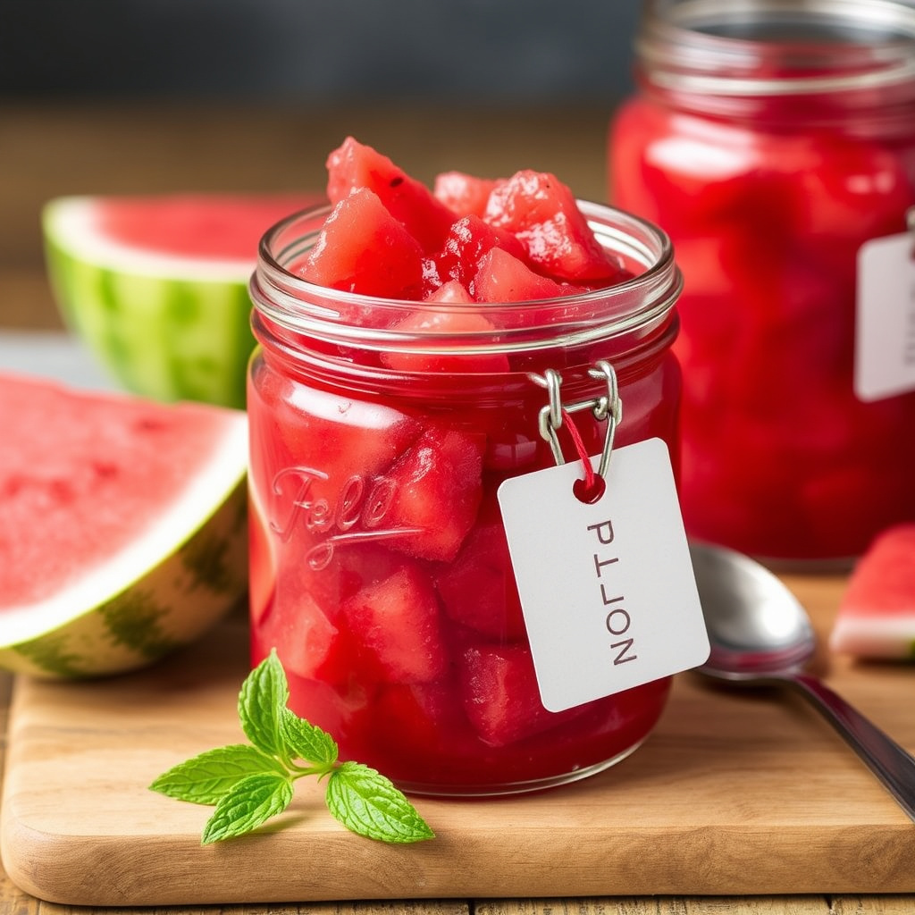 Vannmelonrindsyltetøy