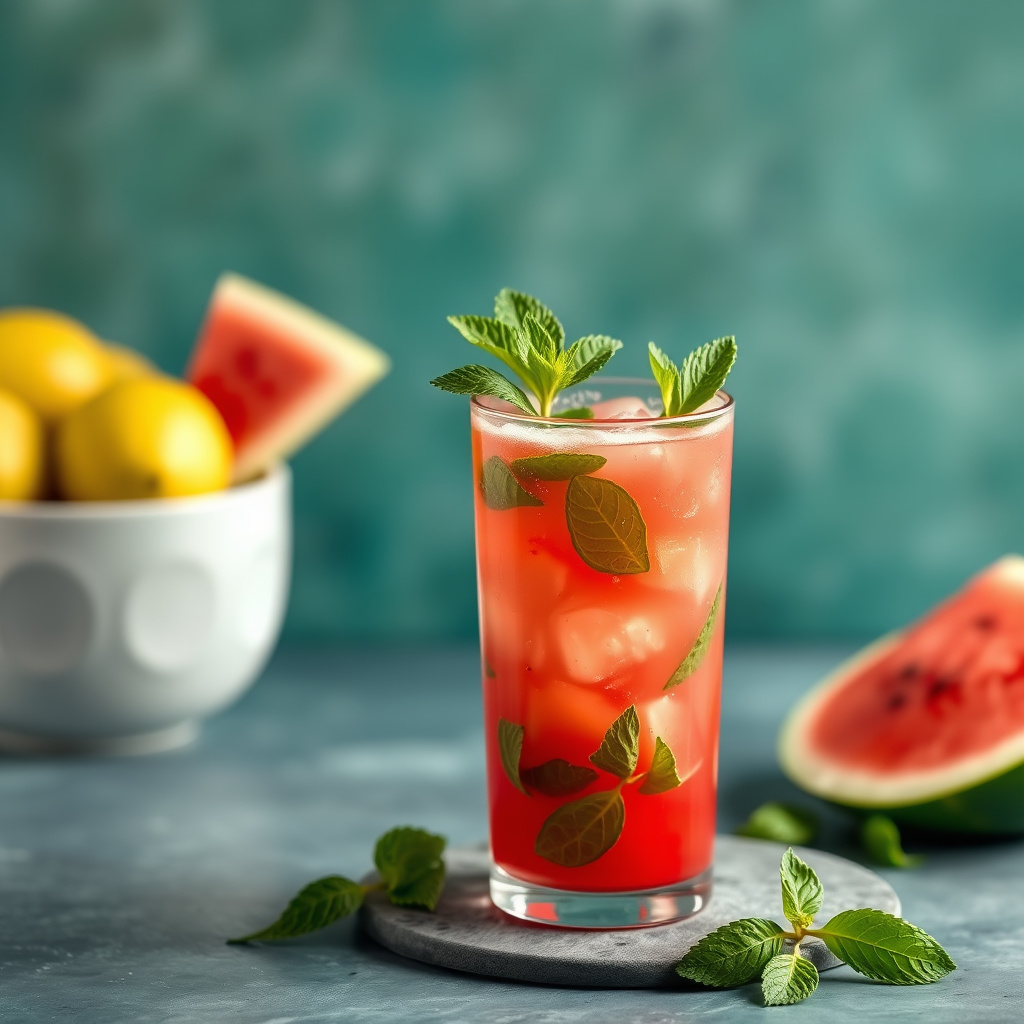 Vannmelonsmash mojito