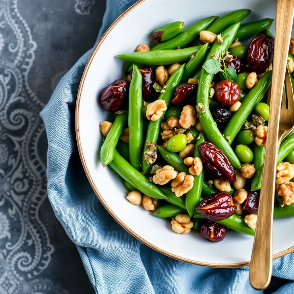 Vårfrø med dadler og valnøtter