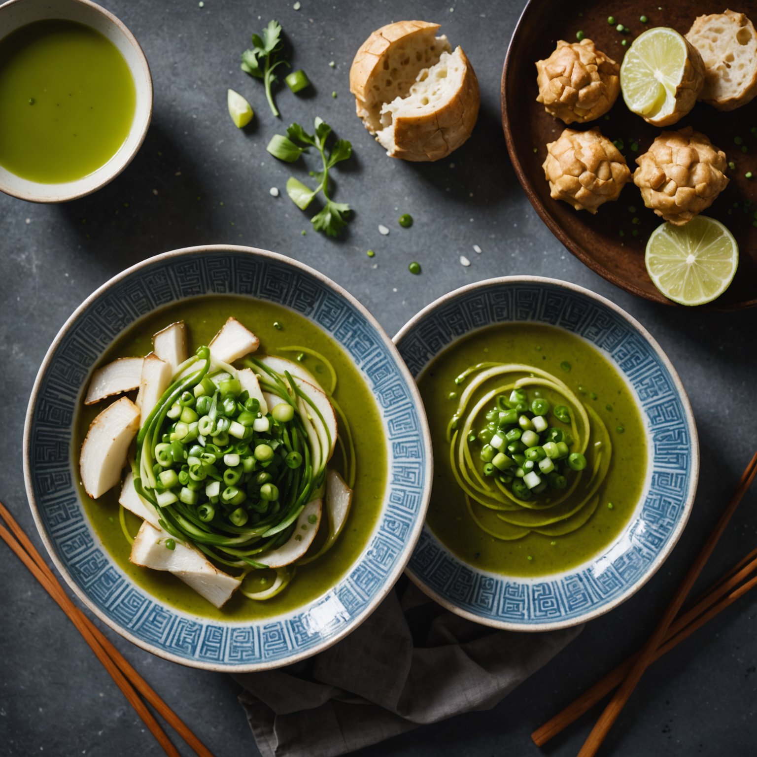 Vårløk- og ingefærsaus