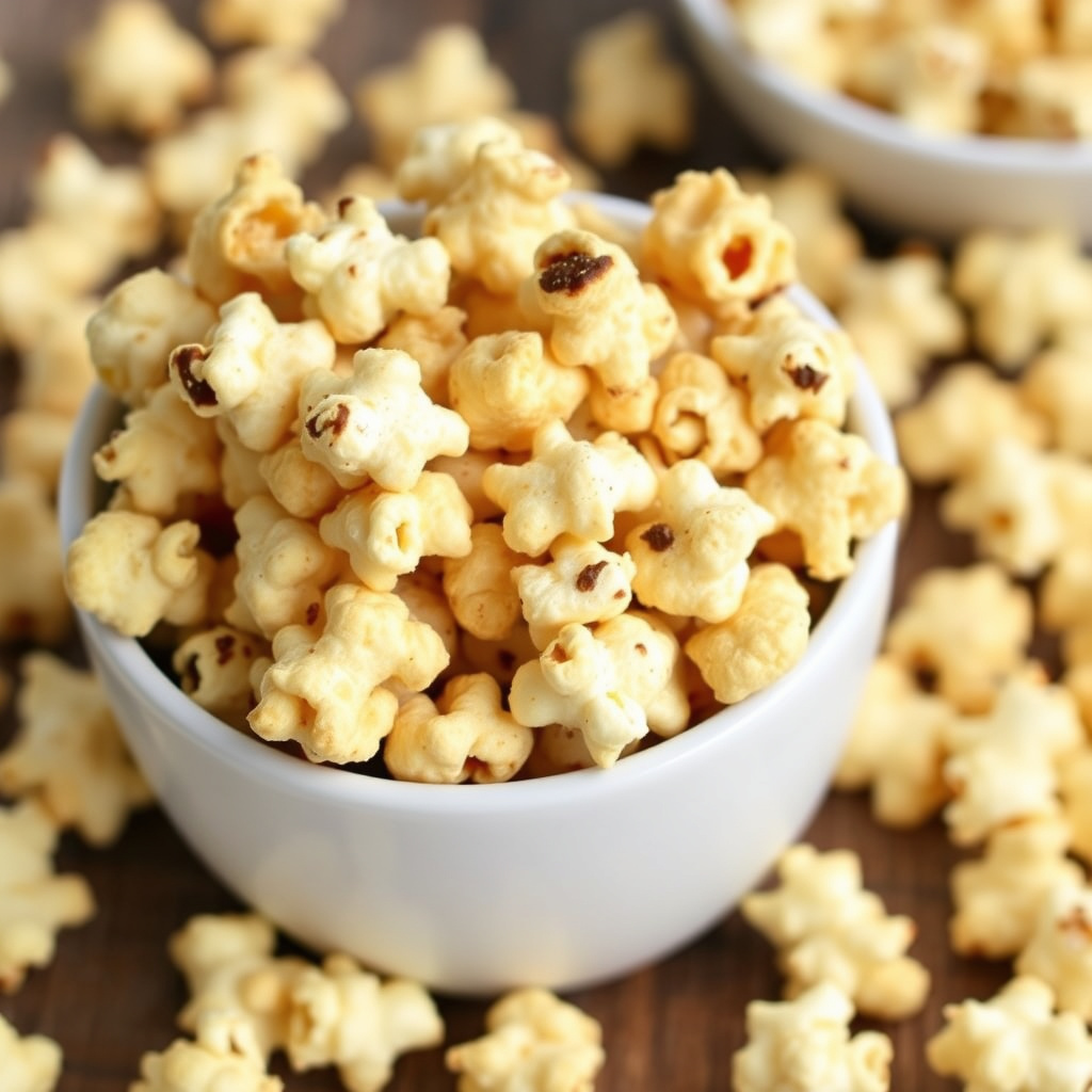 Varm, krydret vaniljepopcorn
