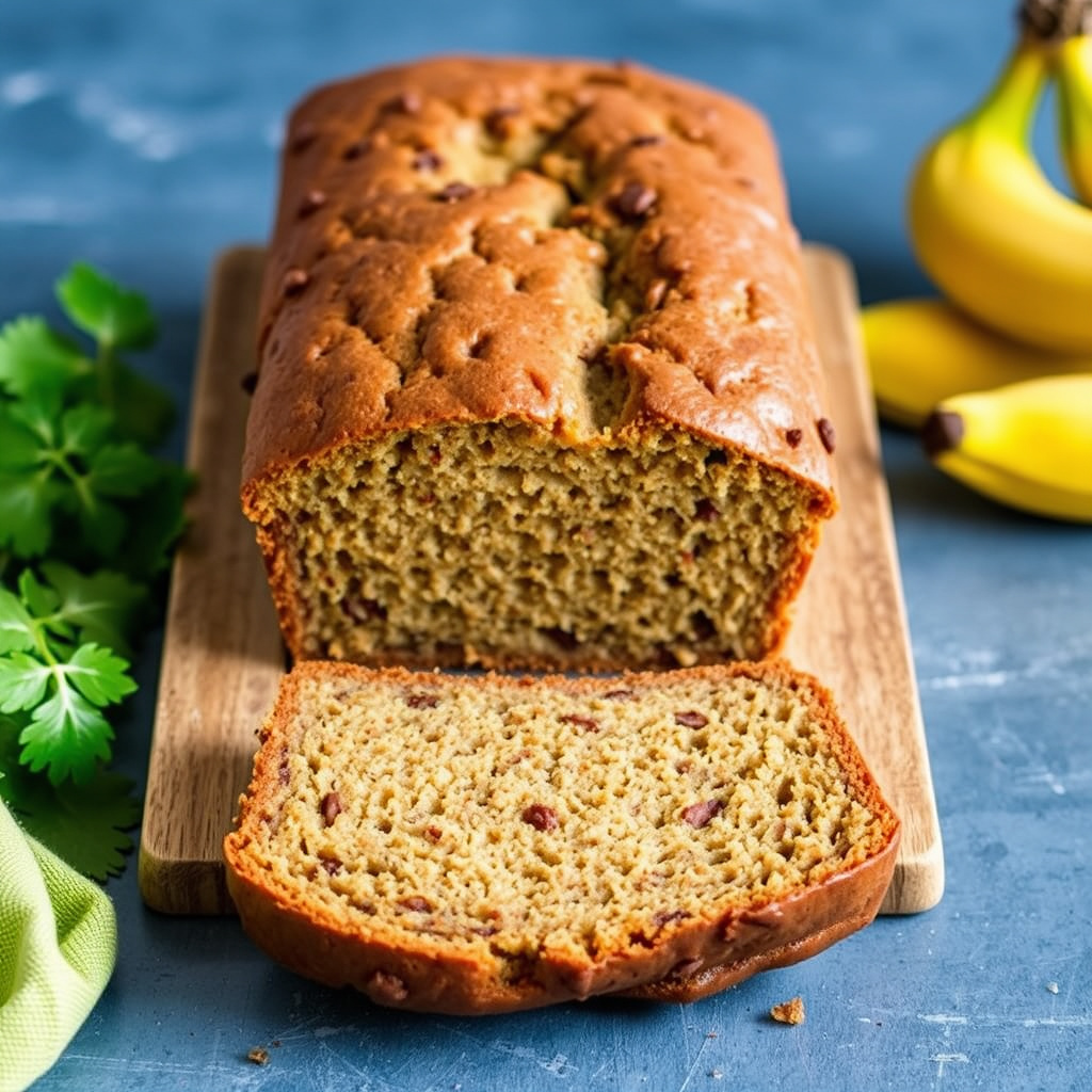 Vegansk bananbrød