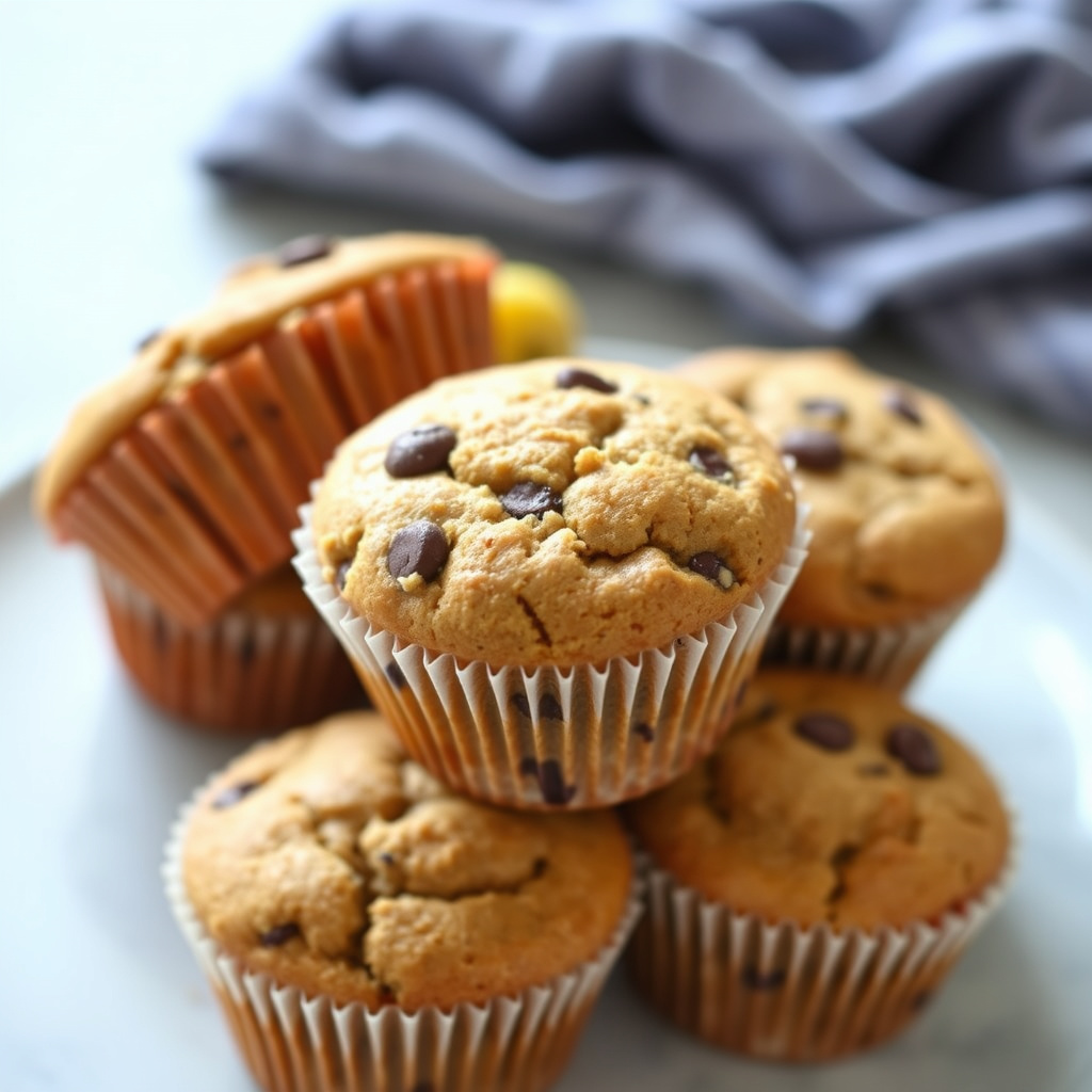 Veganske bananmuffins