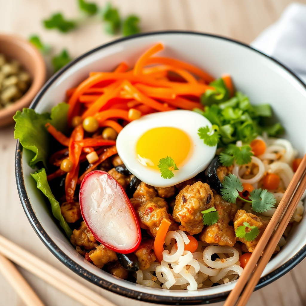 Vegetarisk bibimbap