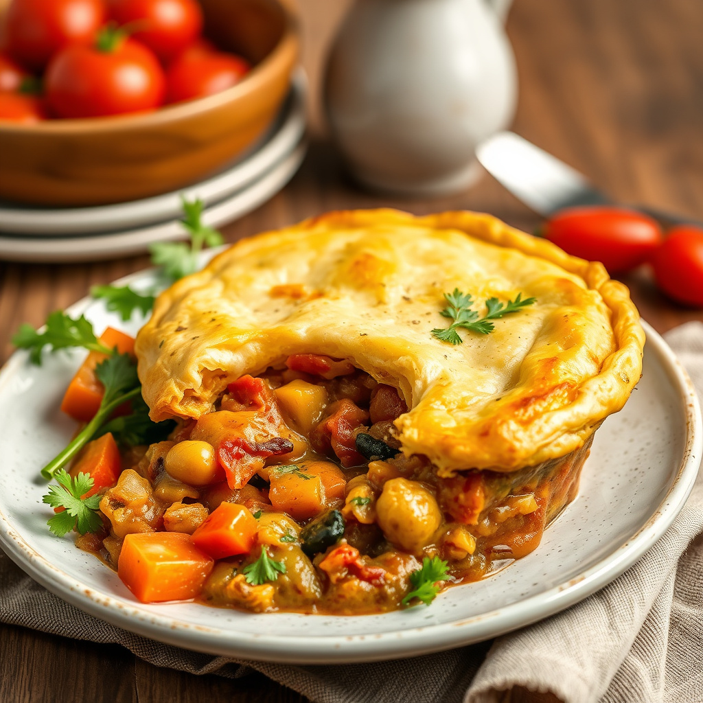 Vegetarisk potpie