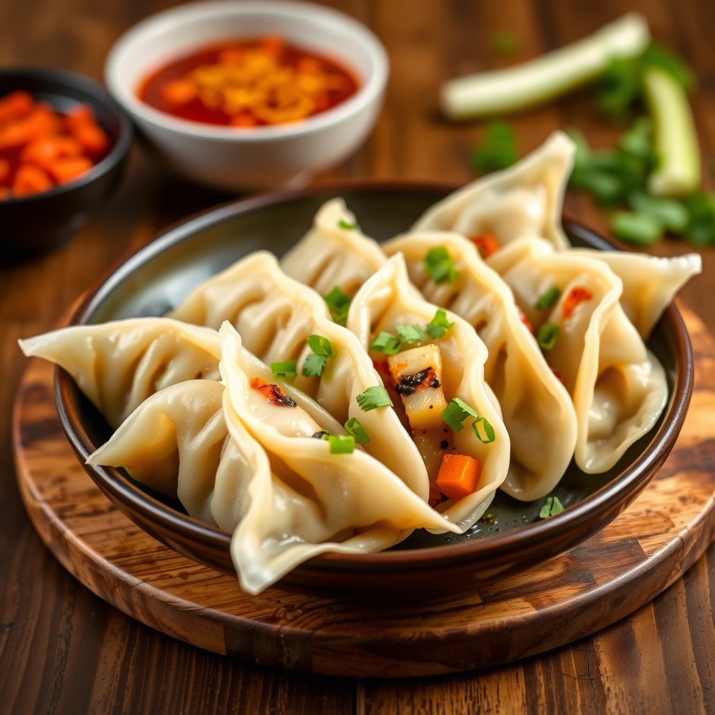 Vegetariske potstickers