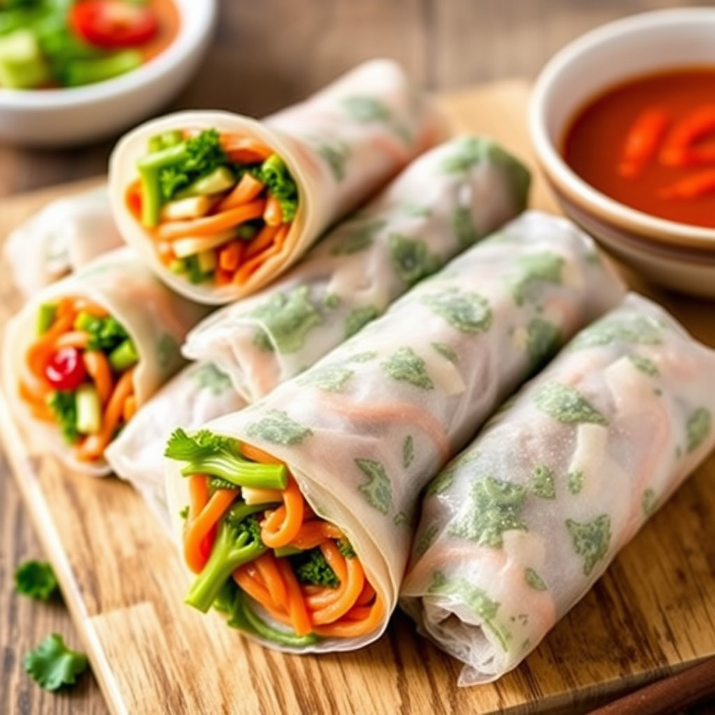 Vegetariske våruller