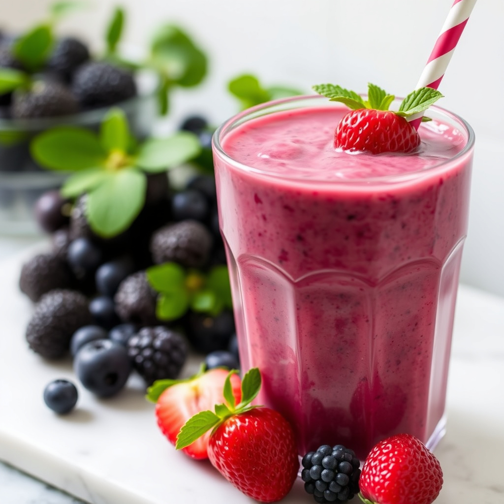 Veldig bær-smoothie