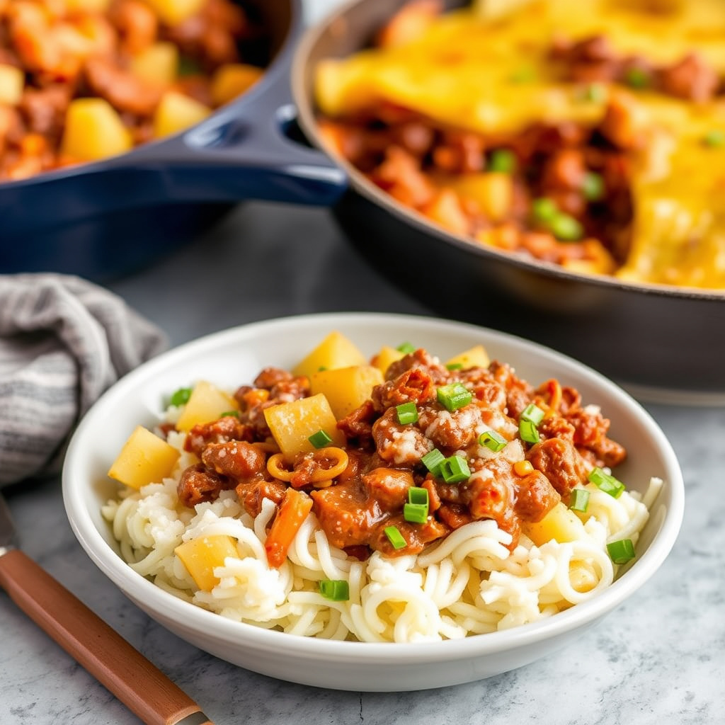 VELVEETA Tex-Mex biff og poteter