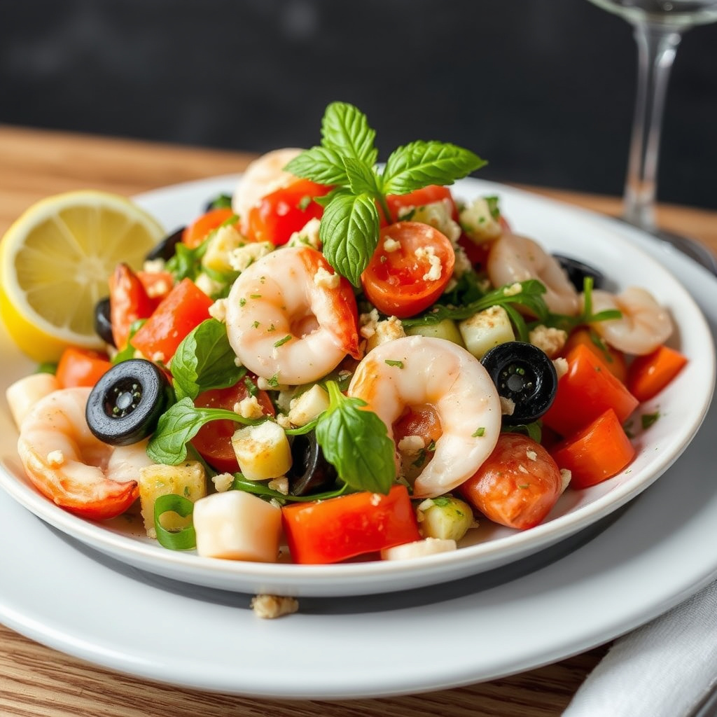Venetiansk sjømatssalat: Insalata di Frutti di Mare Veneziana