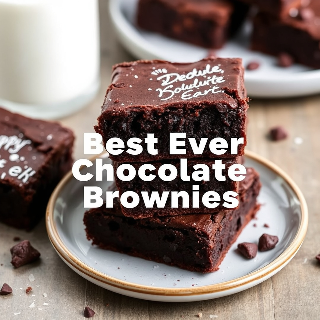 Verdens beste sjokoladebrownies