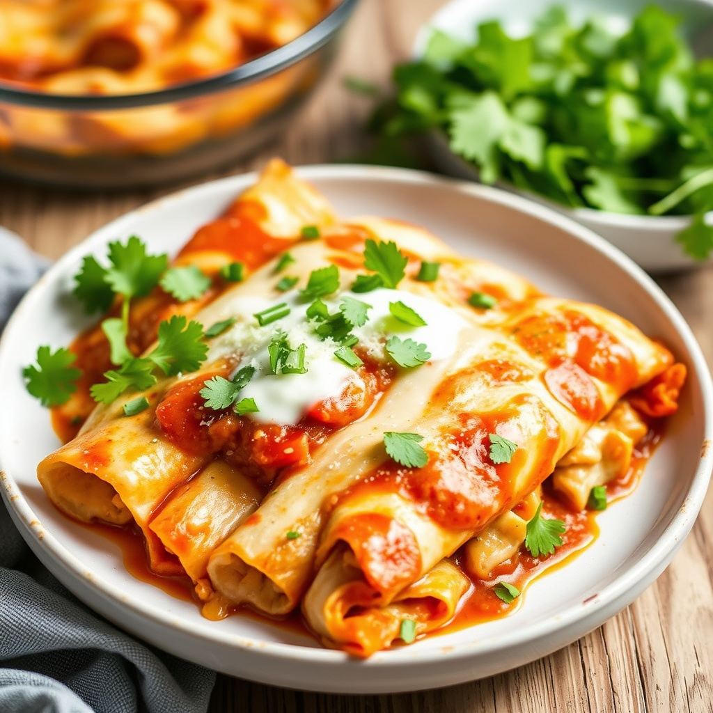 Verdens raskeste kyllingenchiladas