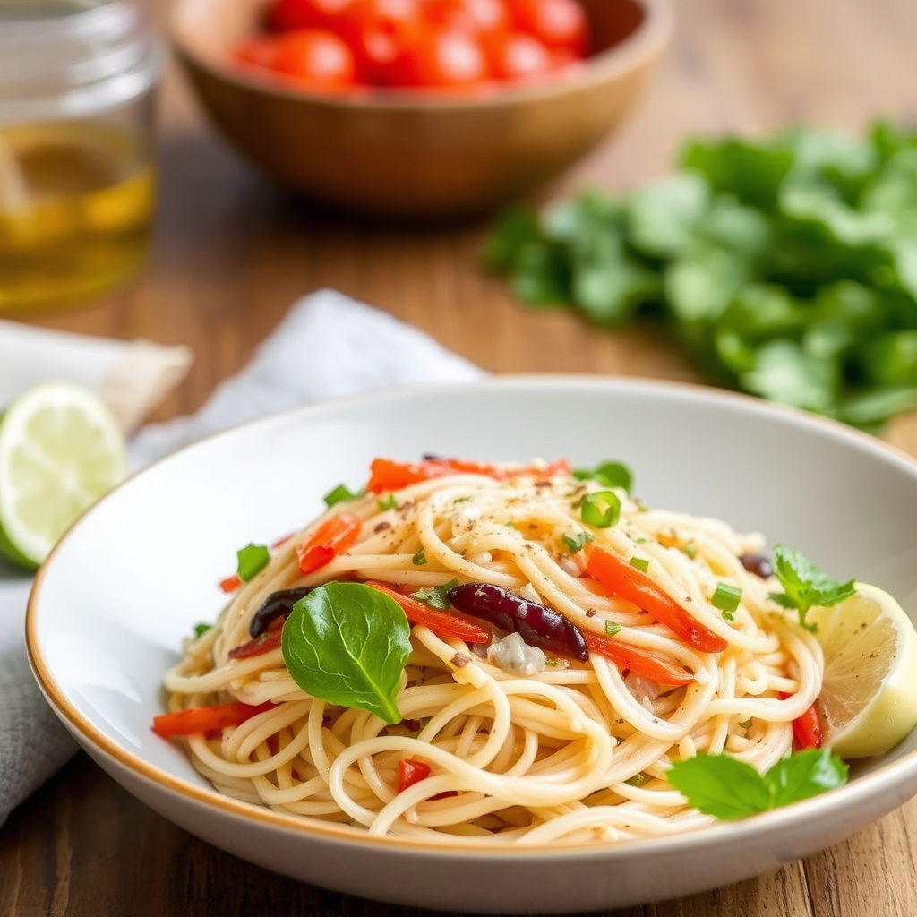 Vietnamese risnudelsalat