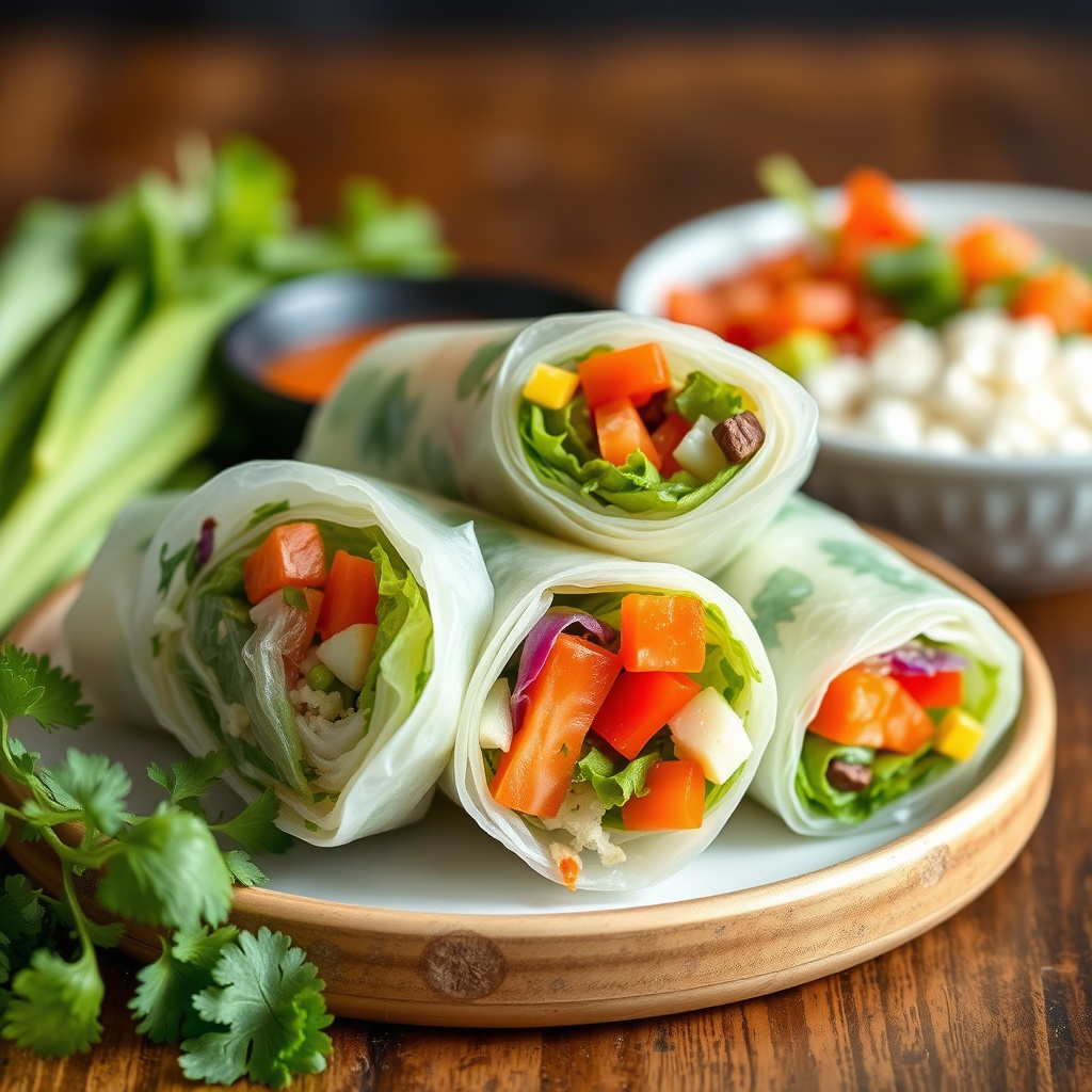 Vietnamese salat-rouletter
