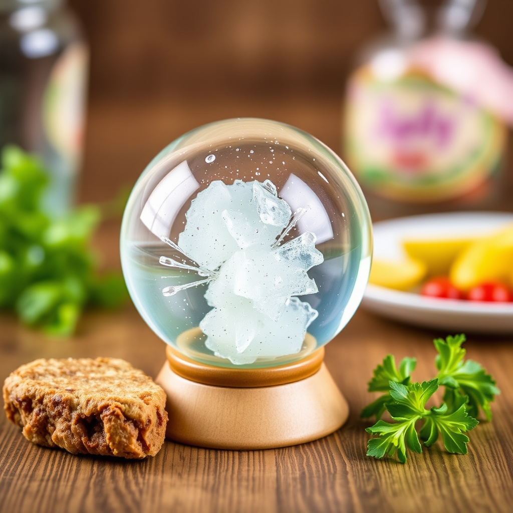 Fargerik gelékule med melonstjerner