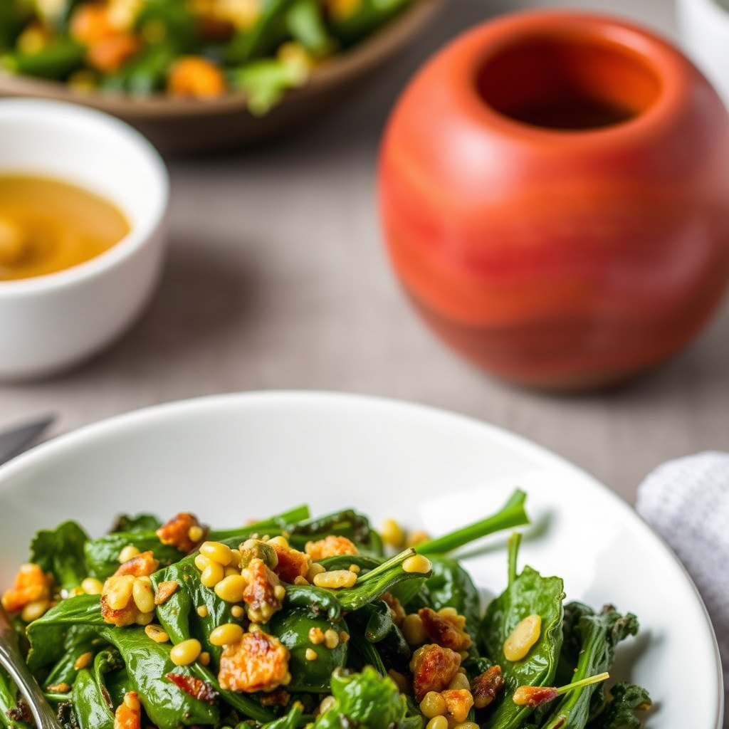 Visne høstgrønnsaker med honning- og sennepsvinaigrette