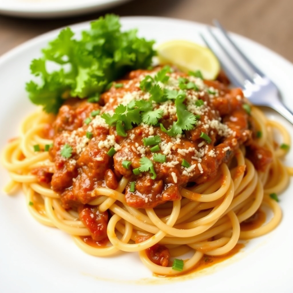 Wee Willy's Bar-B-Q Spaghetti