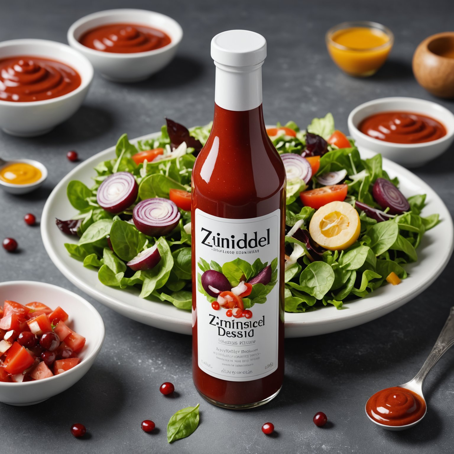 Zinfandel salatdressing
