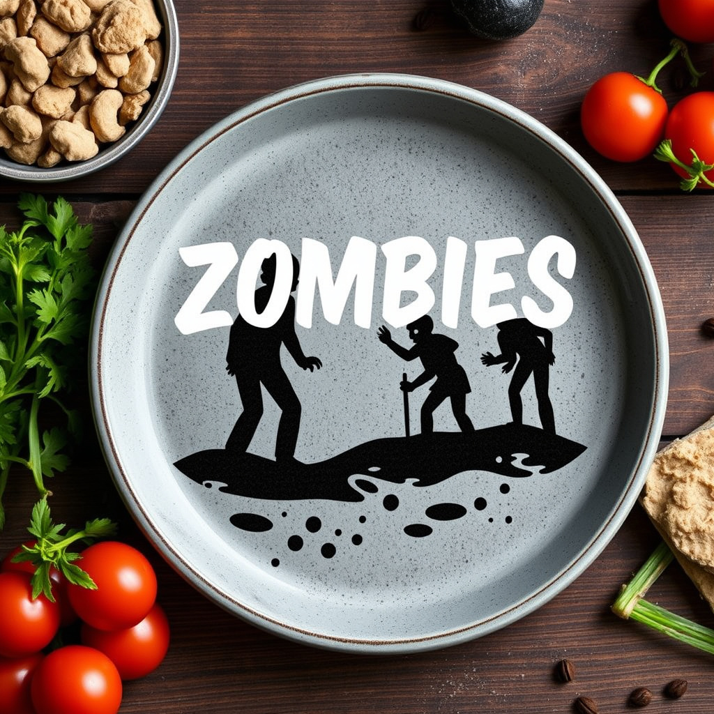 Zombiemuffins med sjokolade og grønne hender