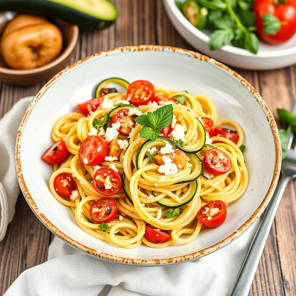 Zucchini sommerpasta