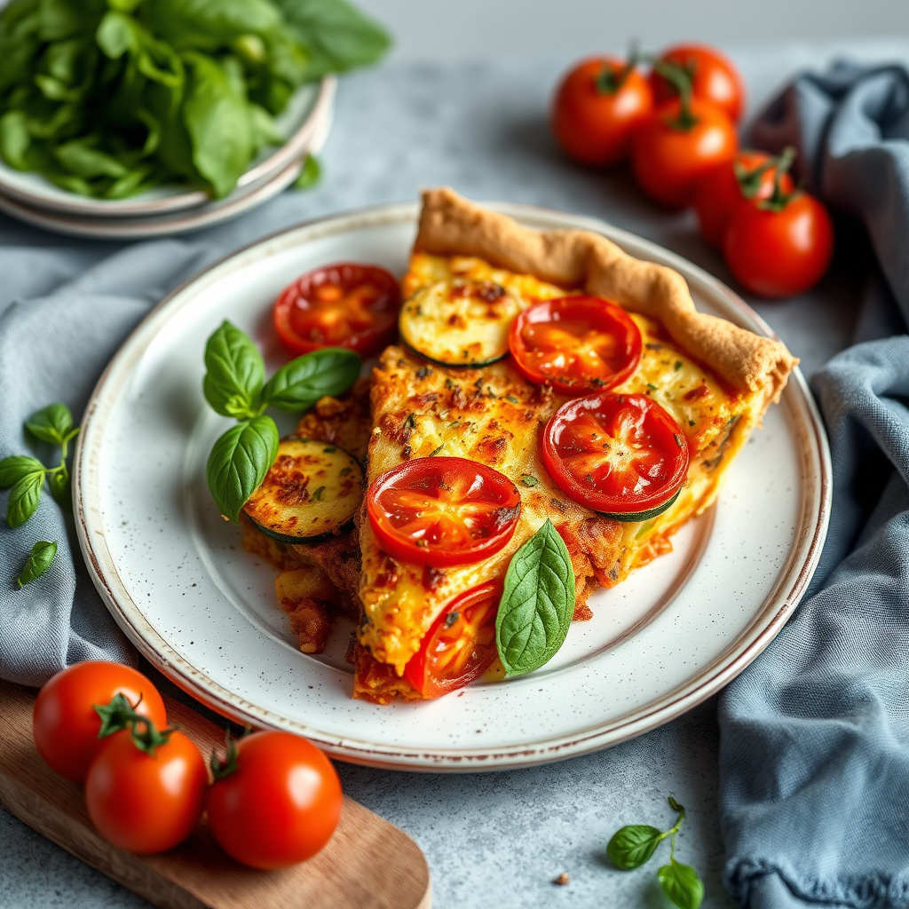 Zucchini-tomatpai